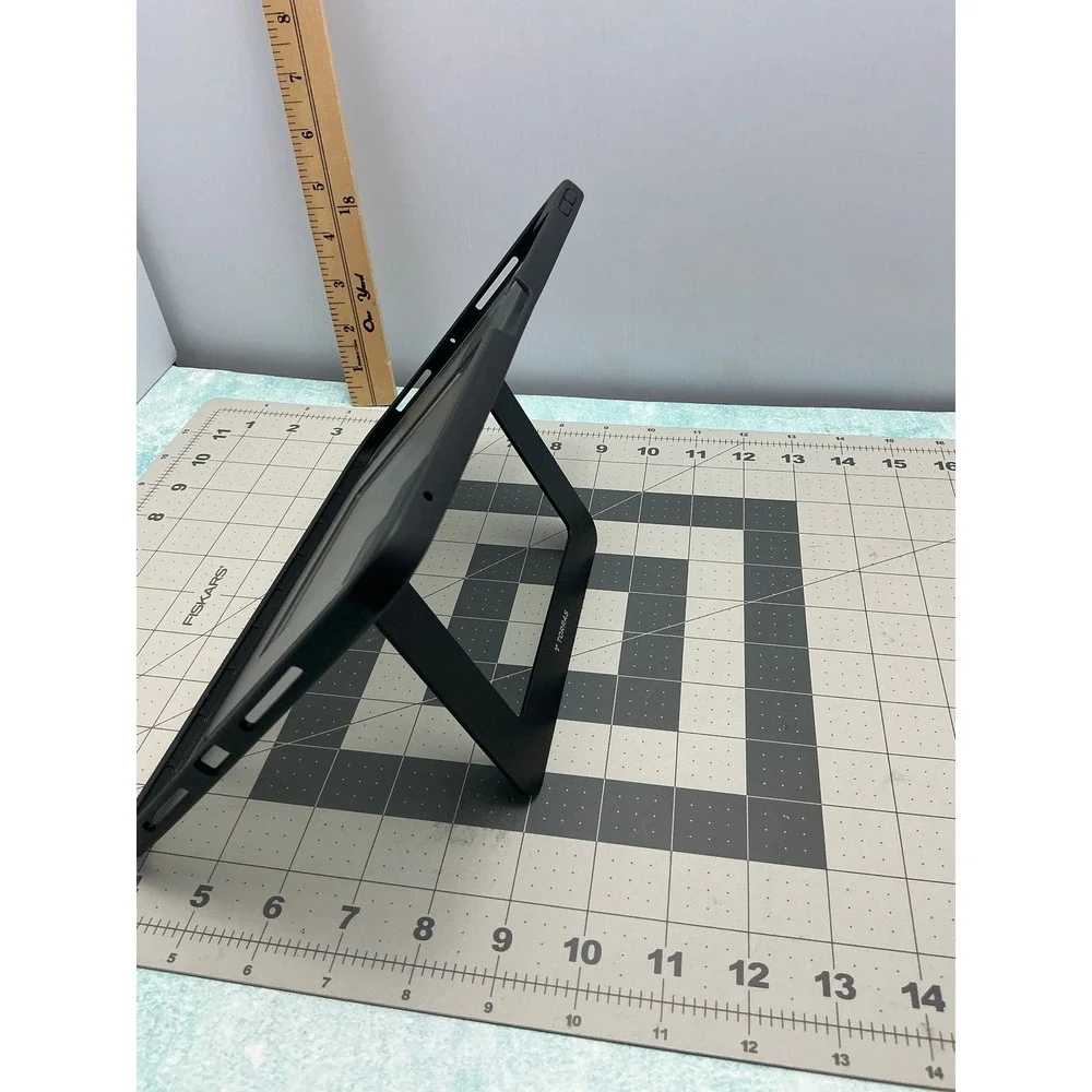 Torras Magnetic Kickstand Case for iPad Pro 11 Air 4 5 Pencil Holder‎ Black Gray